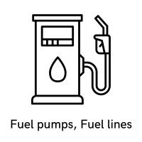 Kraftstoffpumpen, Kraftstoffleitungen