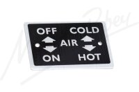 Heater Decal