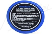 Run In Decal - Blue - XK / Early 3.8 E Type