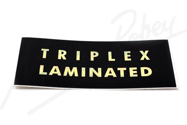 Triplex Laminated Decal