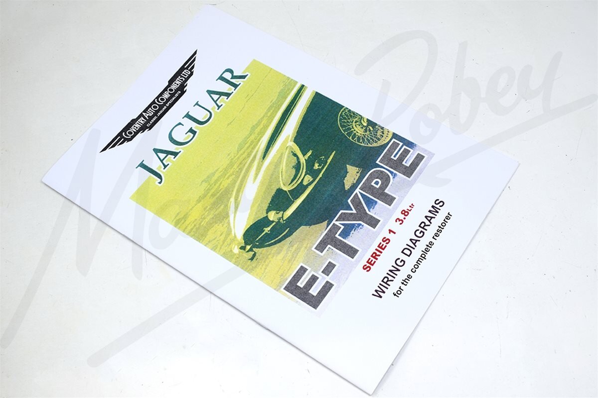 Wiring Diagram Book for E-Type Series 1 3.8L DHC & FHC 1961-64 | HERI
