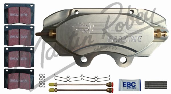 Aluminium 4 Pot Caliper Front Brake Kit - Vented Discs Inc.