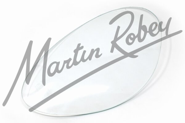 Triplex Headlight Glass Left Hand for Series 1 E-Type / XKE