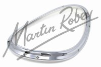 Chrome Headlight Glass Surround Right Hand - E-Type Series 1