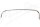 Chrome Rear Screen Upper Finisher for E-Type FHC & 2+2