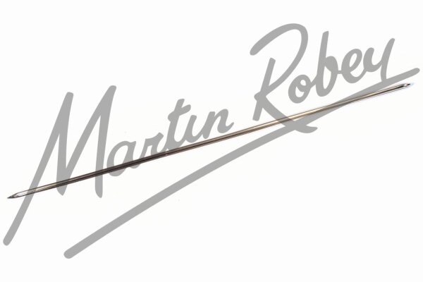 Chrome Finished Brass Luggage Rail forJaguar E-Type/ XKE - 39 Inch - Twin Pointed Ends