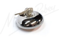 Chrome Locking Fuel Filler Cap with Keys for E-Type / Other