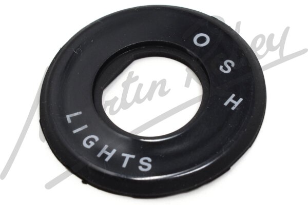 Light Switch Escutcheon O/S/H for E-Type & Saloon