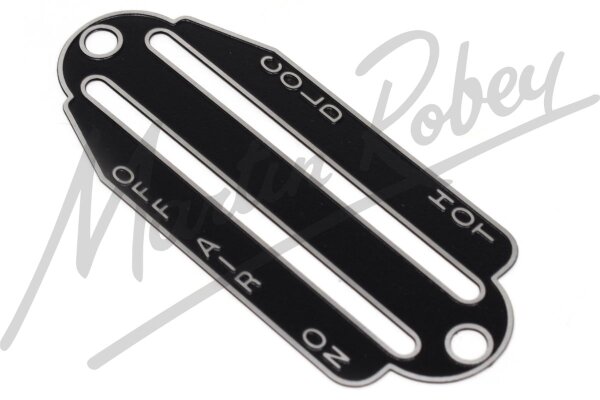 Heater Decal for Jaguar E-Type Series 1 to 3