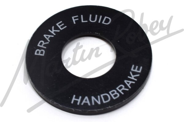 Brake Fluid/Handbrake Escutcheon E-Type/ Saloons/ XK