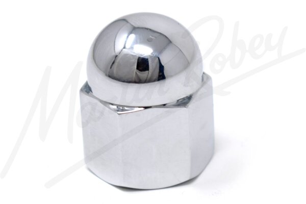 Premium Chrome Finished Dome Nut for Cylinder Head - All XK Engines - UK Manufactured