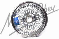 Chrome Wire Wheel 5x15 Flat Hub (Easy Clean)