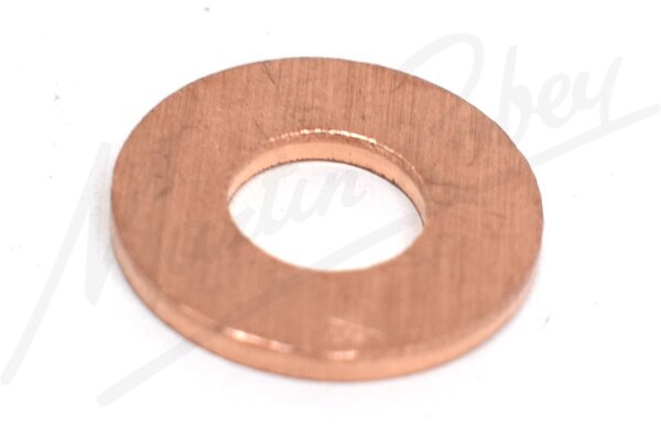 Plain Copper Washer - 1/4 Inch
