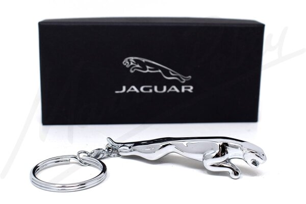 Leaping Cat Key Ring