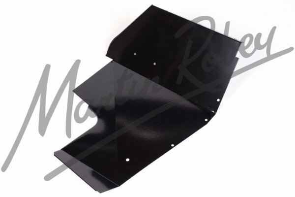 Mudshield LH for Series 1 3.8L E-Type / XKE - Black Powder