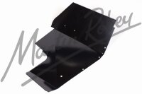 Mudshield LH for Series 1 3.8L E-Type / XKE - Black Powder
