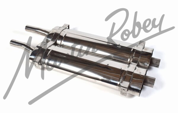 Stainless Steel Exhaust Centre Silencer for E-Type S1 & 2
