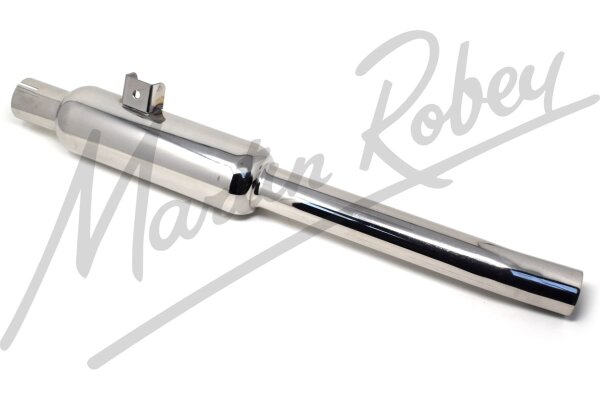 Stainless Rear Exhaust Silencer LH - Short Body Long Tail