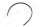 Reverse Lamp Lens Gasket for Jaguar E-Type Series 1