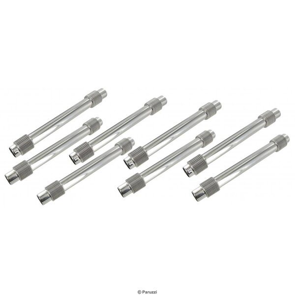 Windage pushrod tubes (stainless steel) (8 pieces)