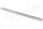 Chrome Finished Brass Luggage Rail for LWB Jaguar E-Type / XKE - 9 9/16 Inch - Twin Square End