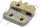 Door Lock Striker Plate RH - Yellow Passivate Finish for XKE