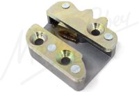 Door Lock Striker Plate LH - Yellow Passivate Finish for XKE