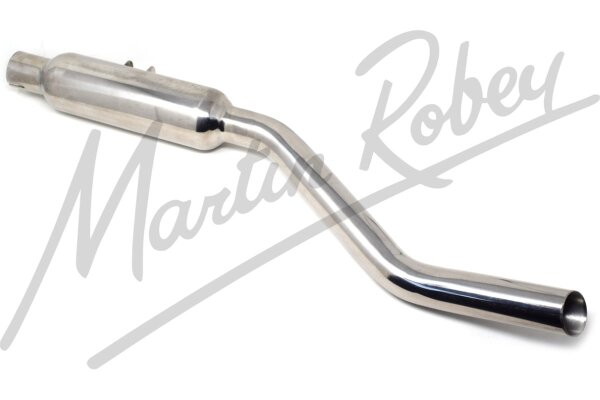 Stainless Steel Rear Exhaust Silencer Right Hand