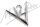 Chrome V12 Boot Lid Badge / Script for E-Type Series 3 XKE