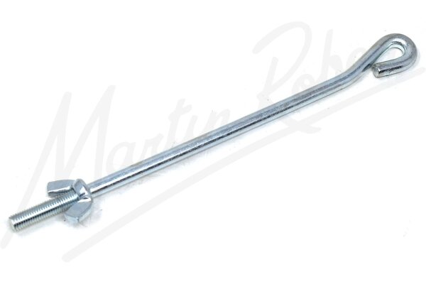 Battery Rod & Wing Nut for Jaguar E-Type Series 3 / V12 -BZP