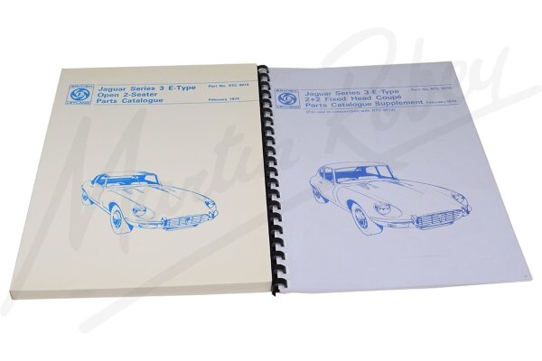 Jaguar E-Type Series 3 V12 2+2 Parts Book