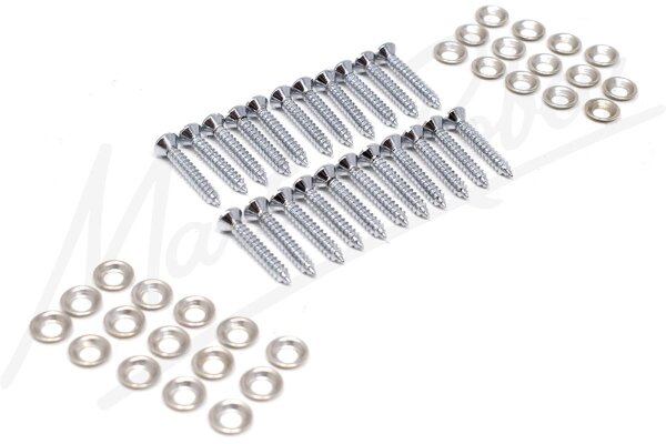 Woodscrew Pack with Cup Washers