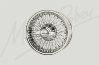 Stainless Steel Wire Wheel 6x15 for Jaguar E-Type Series 3