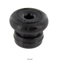 Brake fluid plastic feed pipe grommet for vehicles with a...