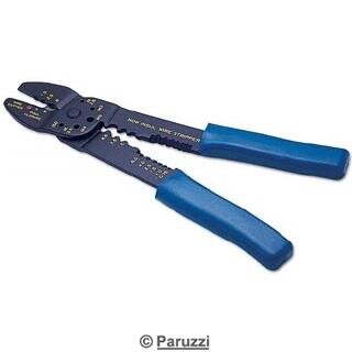 Wire stripper and crimping tool