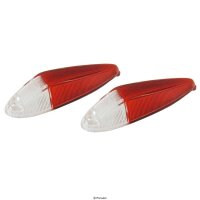Parklichtlinse klar/rot (Pro Paar)